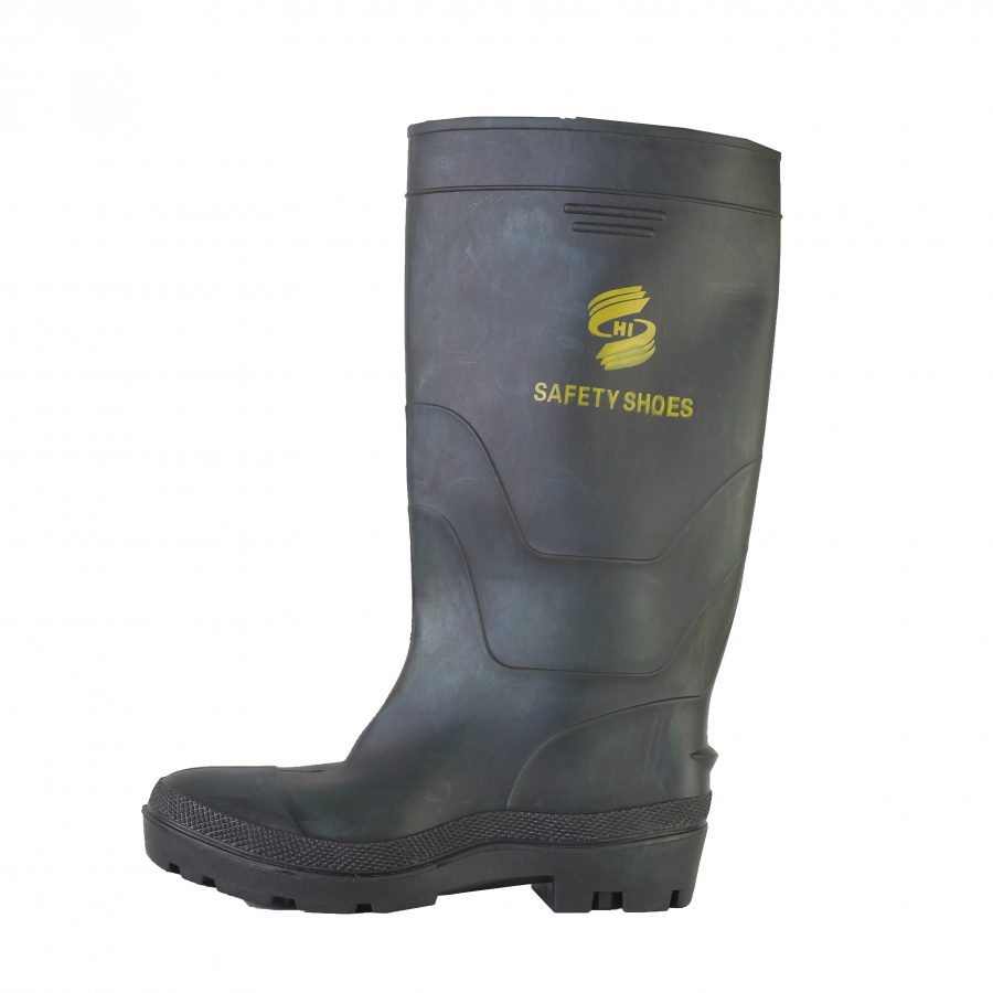 Industrial worker footwear with steel plate & toe